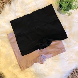 Spanx Everyday Shaping Boy Short Black Gray Size L